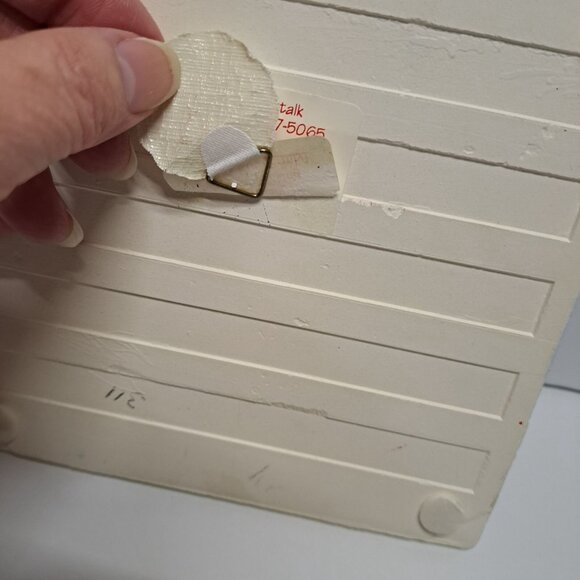 Happy Talk Trivet Tile Christmas Santa Star Tree Square 6" Wall Decor Ceramic - Picture 6 of 6